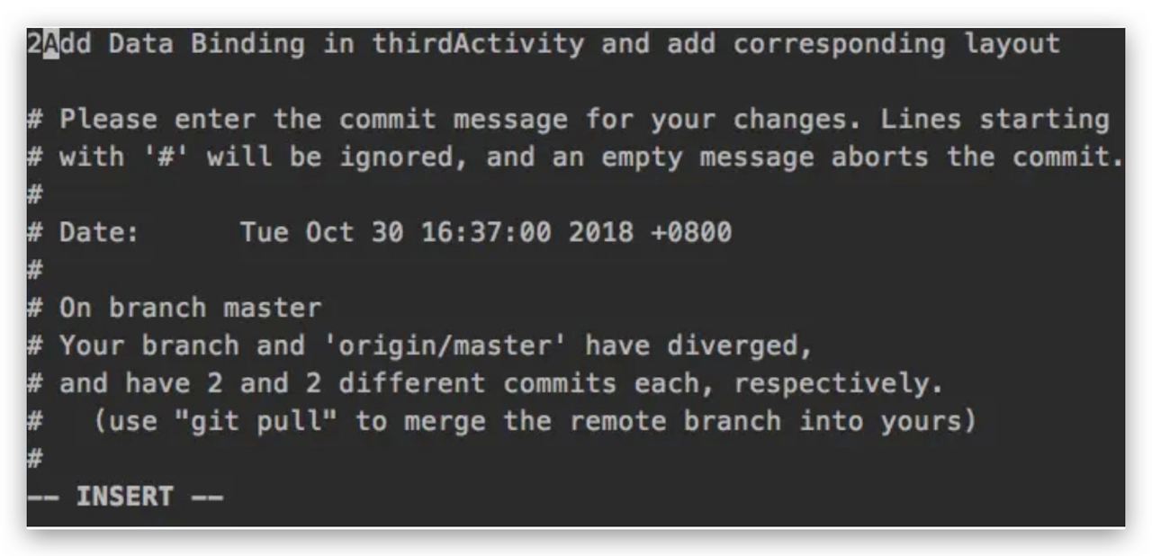 Git 修改已提交的commit注释