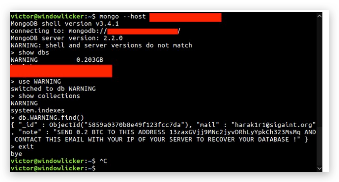 MongoDB 赎金事件 自省